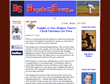 Tablet Screenshot of baseballsavvy.com